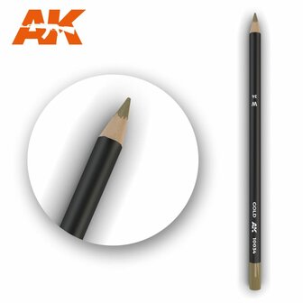 AK 10034 WEATHERING PENCILS COLOR GOLD