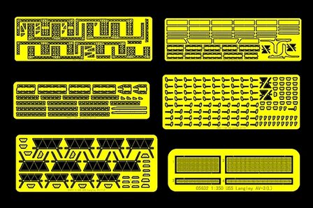 TRUMPETER 06647 USS LANGLEY AV-3 UPGRADE SETS PE 1/350