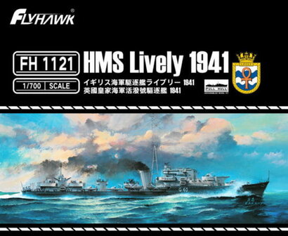FLYHAWK FH 1121 HMS LIVELY 1941 1/700
