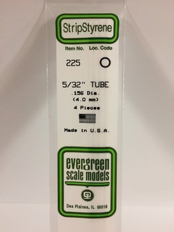 EVERGREEN 225 156&rdquo; (4.0 MM) TUBE (VE 4)