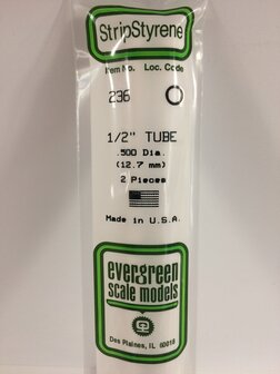 EVERGREEN 236 500&rdquo; (12.7 MM) TUBE (VE 2)