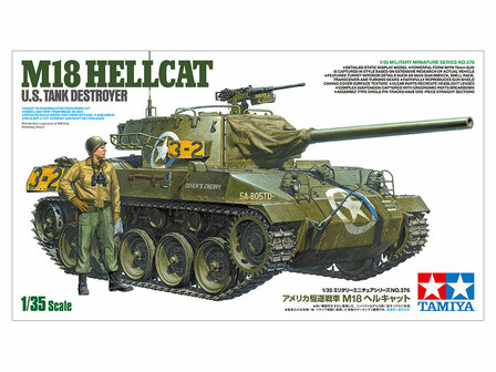 TAMIYA 35376 M18 HELLCAT U.S. TANK DESTROYER 1/35