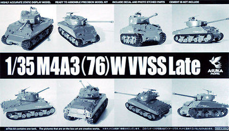 ASUKA 35-043 M4A3 76W VVSS LATE 1/35
