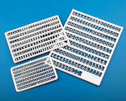 KRICK 196003 CIJFERS EN LETTERS 6 MM HOOG