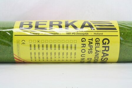 BERKA 50016 GRASMAT WEIDEGROEN 100 X 75 CM