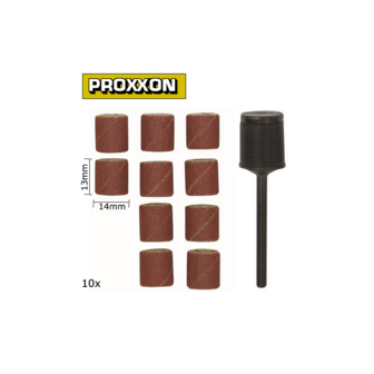 PROXXON 28978 SCHUURBANDJES (VE 10) KORREL 120 + HOUDER