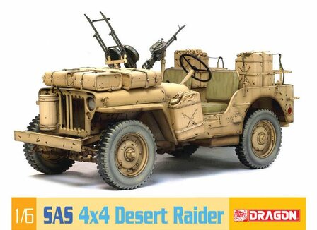 DRAGON 75038 SAS 4X4 DESERT RAIDER 1/6