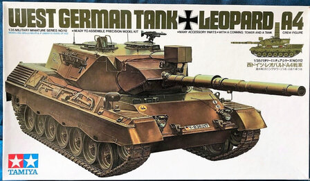 TAMIYA 35112 WEST GERMAN TANK LEOPARD A4 1/35
