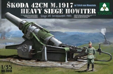 TAKOM 2018 SKODA 42CM M.1917 HEAVY SIEGE HOWITZER 1/35