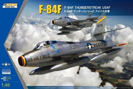 KINETIC MODEL KITS K48113 F-84F THUNDERSTREAK USAF 1/48