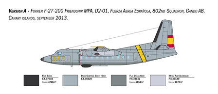 ITALERI 1455 FOKKER F-27 MARITIME PATROL 1/72 