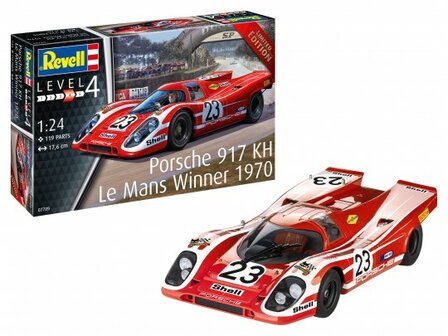 REVELL 07709 PORSCHE 917 KH LE MANS WINNER 1970 1/24