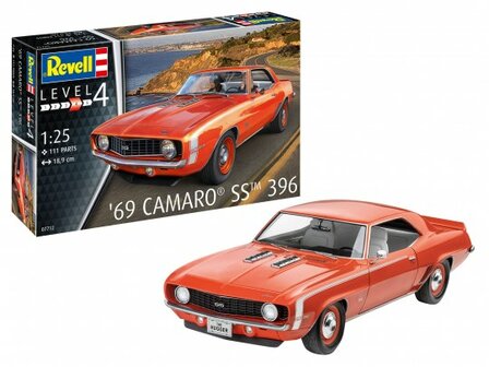 REVELL 07712 &rsquo;69 CAMARO SS 396 1/25