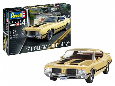 REVELL 07695 &rsquo;71 OLDSMOBILE 442 1/25