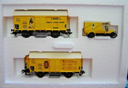 MARKLIN 4876 WAGEN-SET &ldquo;BANANENTRANSPORT&rdquo; H0