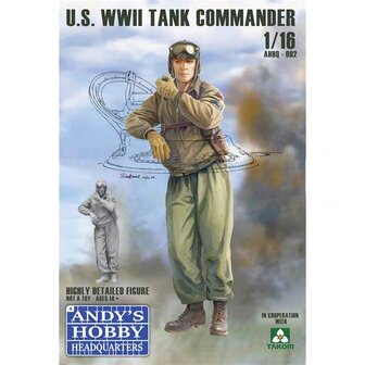 ANDY&rsquo;S HOBBY HQ 002 U.S. WWII TANK COMMANDER 1/16