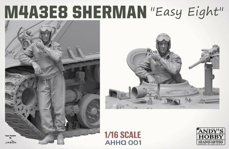 ANDY&rsquo;S HOBBY HQ 002 U.S. WWII TANK COMMANDER 1/16