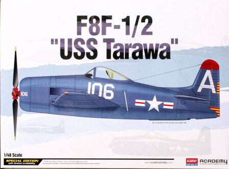 ACADEMY HOBBY MODEL KITS 12313 F8F-1/2 USS TARAWA 1/48