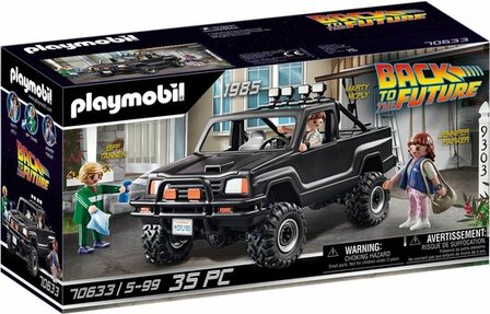 PLAYMOBIL 70633 BACK TO THE FUTURE MARTY&rsquo;S PICKUP TRUCK