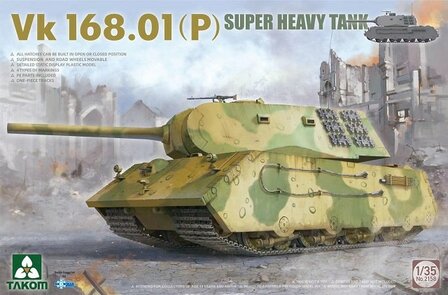 TAKOM 2158 VK 168.01 (P) SUPER HEAVY TANK1/35