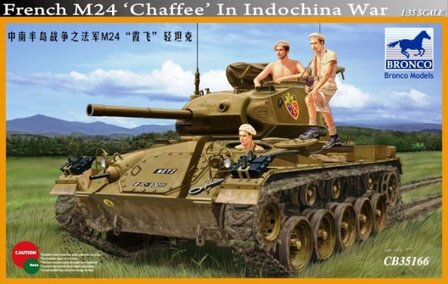 BRONCO MODELS CB35166 FRENCH M24 &lsquo;CHAFFEE&rsquo; IN INDOCHINA WAR 1/35