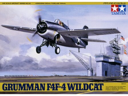 TAMIYA 61034 GRUMMAN F4F-4 WILDCAT 1/48