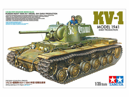 TAMIYA 35372 RUSSIAN HEAVY TANK KV-1 MODEL 1941 EARLY PRODUCTION 1/35
