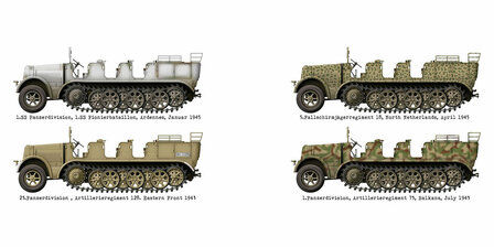 DAS WERK DW35037  MLT. ZGKRWG. 8T SD.KFZ.7 W/CREW 1/35