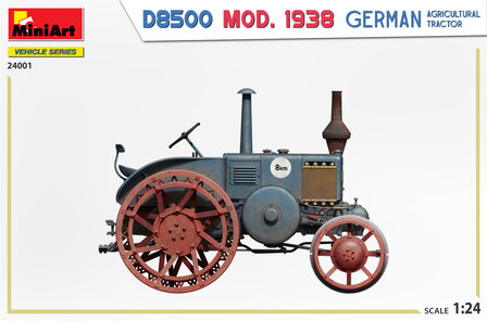 MINIART 24001 D8500 MOD. 1938 GERMAN AGRICULTURAL TRACTOR 1/24