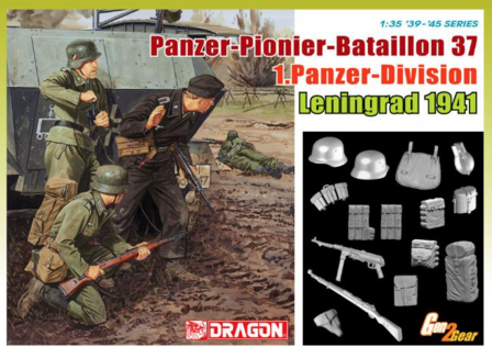 DRAGON 6651 PANZER -PIONIER-BATAILLION 37 1.PANZER-DIVISION LENINGRAD 1941 1/35