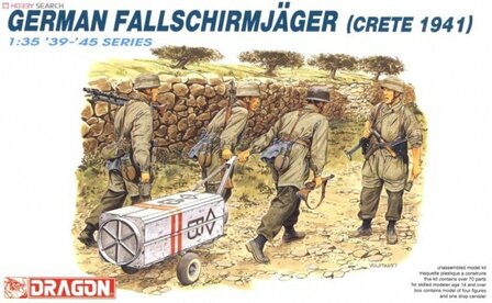 DRAGON 6070 GERMAN FALLSCHIRMJ&Auml;GER (CRETE 1941) 1/35