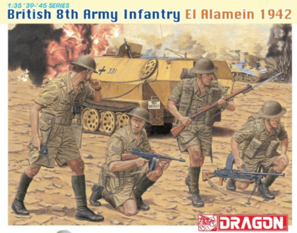 DRAGON 6390 BRITISH 8TH ARMY INFANTRY EL ALAMEIN 1942 1/35