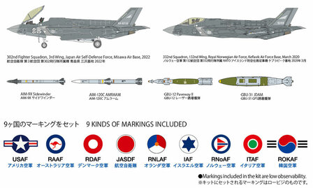 TAMIYA 61124 LOCKHEED MARTIN F34-A LIGHTNING II 1/48 (MET NEDERLANDSE DECALS)