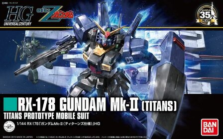 BANDAI 5057985 RX-178 GUNDAM MK-2 (TITANS) 1/144