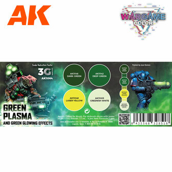 AK1064 GREEN PLASMA AND GREEN GLOWING EFFECTS