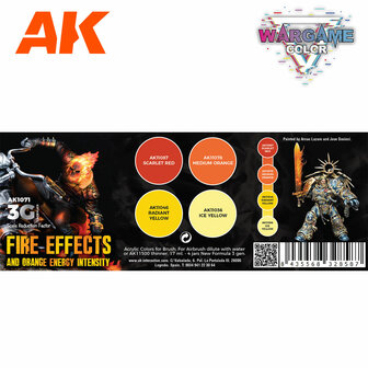 AK1071 FIRE EFFECTS AND ORANGE ENERGY INTENSITY