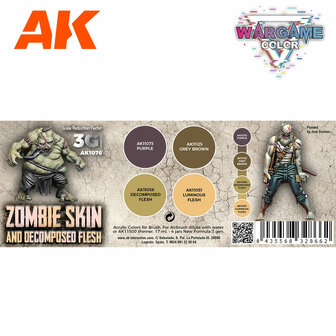 AK1076 ZOMBIE SKIN AND DECOMPOSED FLESH