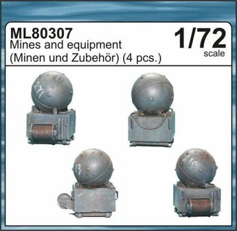 CMK ML80307 MARITIME LINE MINES AND EQUIPMENT 1/72 