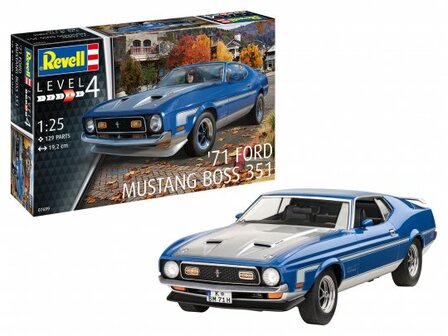 REVELL 07699 &rsquo;71 FORD MUSTANG BOSS 351 1/25