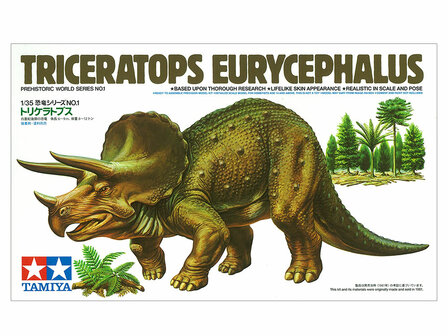 TAMIYA 60201 TRICERATOPS EURYCEPHALUS 1/35