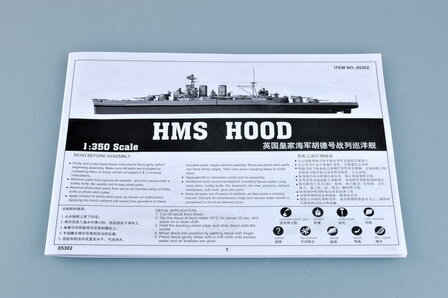 TRUMPERTER 05302 HMS HOOD 1/350 