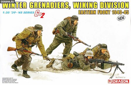 DRAGON 6372 WINTER GRENADIERS, WIKING DIVISION 1/35