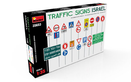 MINIART 35653 TRAFFIC SIGNS ISRAEL 1/35