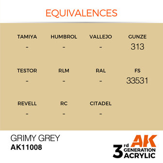 AK-11008 GRIMY GREY 17 ML