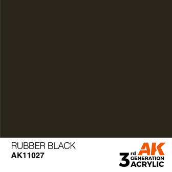 AK-11027 RUBBER BLACK 17 ML