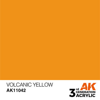 AK-11042 VOLCANIC YELLOW 17 ML