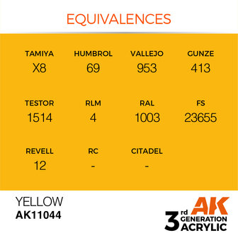 AK-11044 YELLOW 17 ML