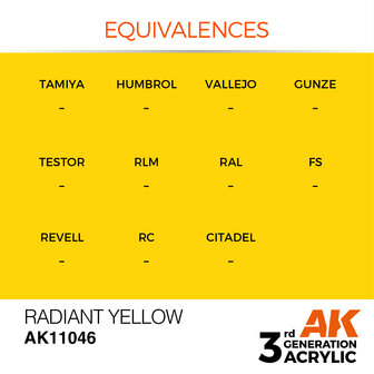 AK-11046 RADIANT YELLOW 17 ML