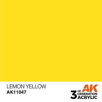 AK-11047 LEMON YELLOW 17 ML