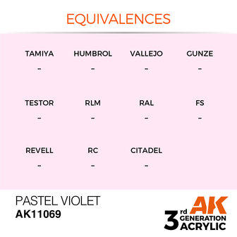 AK-11069 PASTEL VIOLET 17 ML